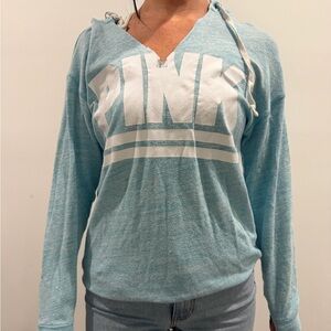 PINK Victoria's Secret Sky Blue Sweatshirt